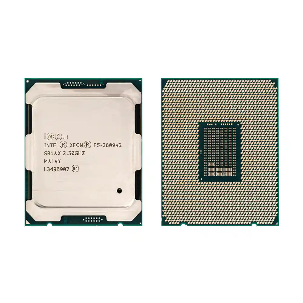 Процессор Intel Xeon E5-2609 v2, вид сверху и снизу