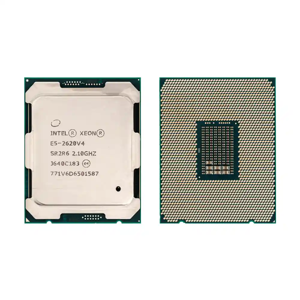 Процессор Intel Xeon E5-2620 v4, вид сверху и снизу Процессор Intel Xeon E5-2620 v4, вид сверху и снизу