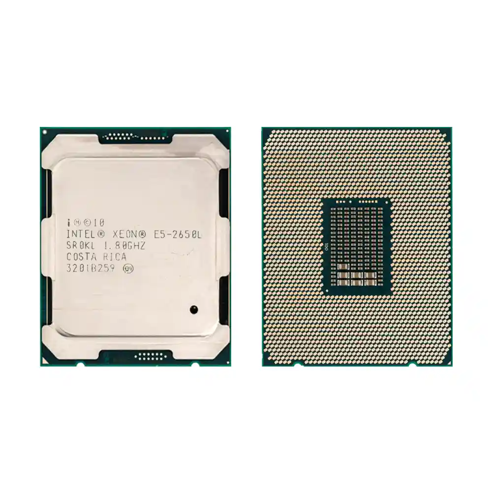 Процессор Intel Xeon E5-2650L, вид сверху и снизу Процессор Intel Xeon E5-2650L, вид сверху и снизу