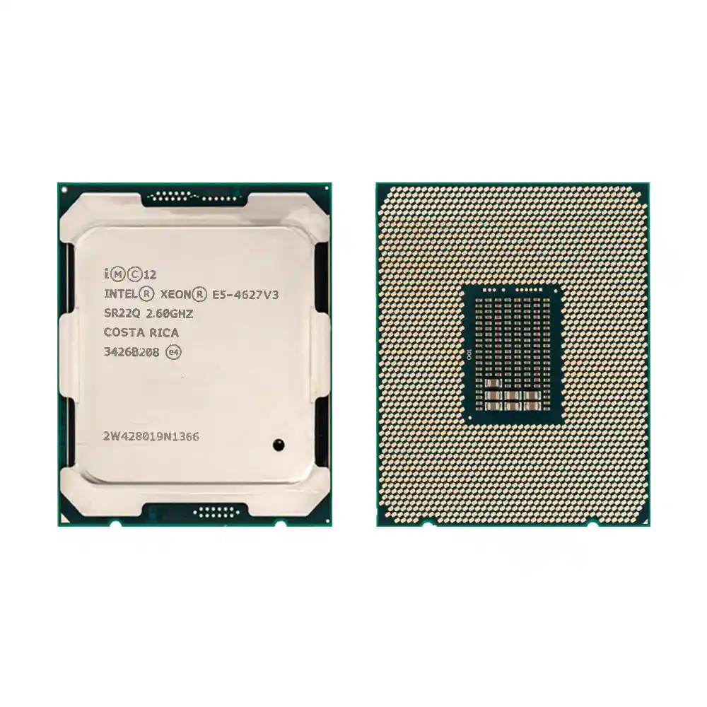 Процессор Intel Xeon E5-4627 v3, вид сверху и снизу Процессор Intel Xeon E5-4627 v3, вид сверху и снизу