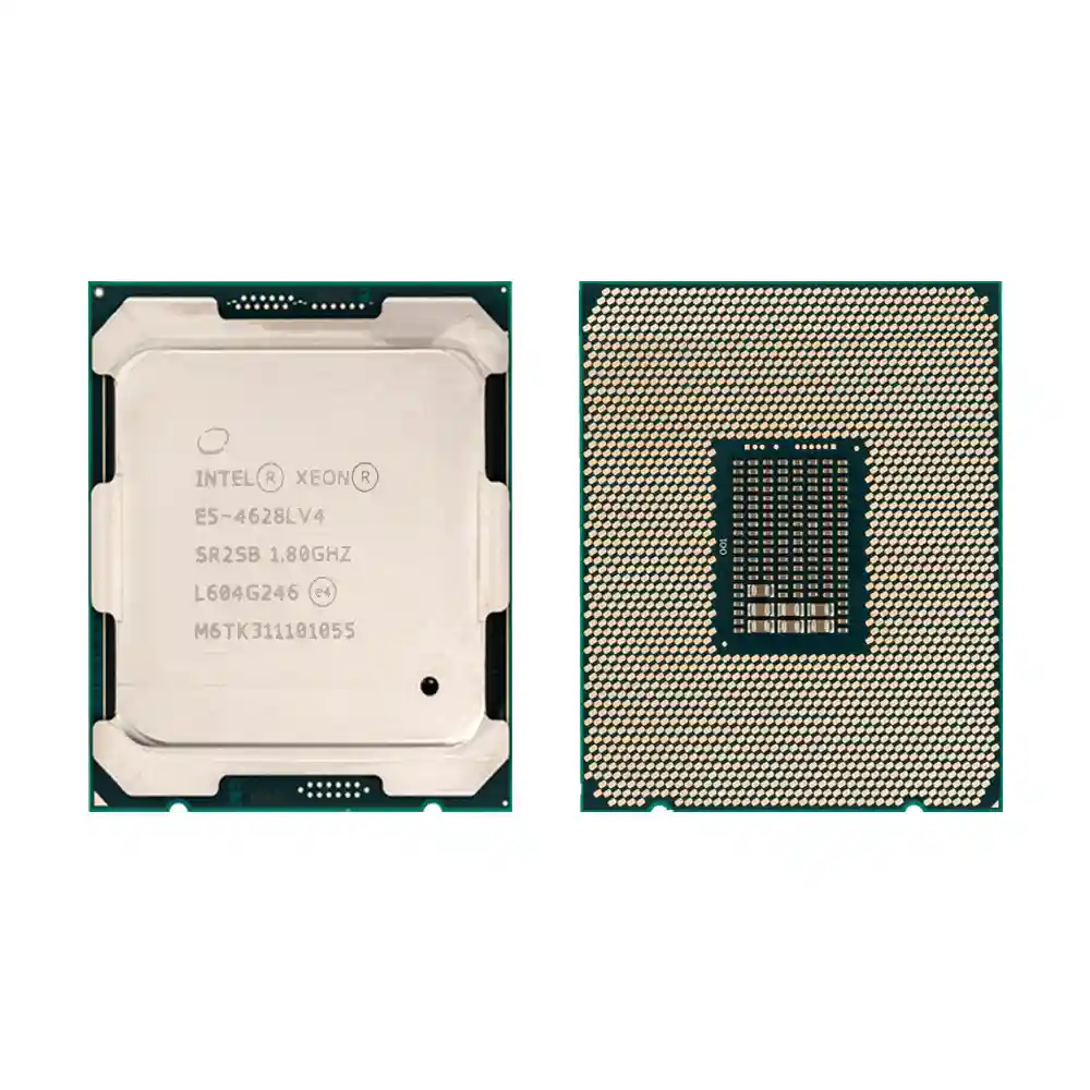 Процессор Intel Xeon E5-4628L v4, вид сверху и снизу