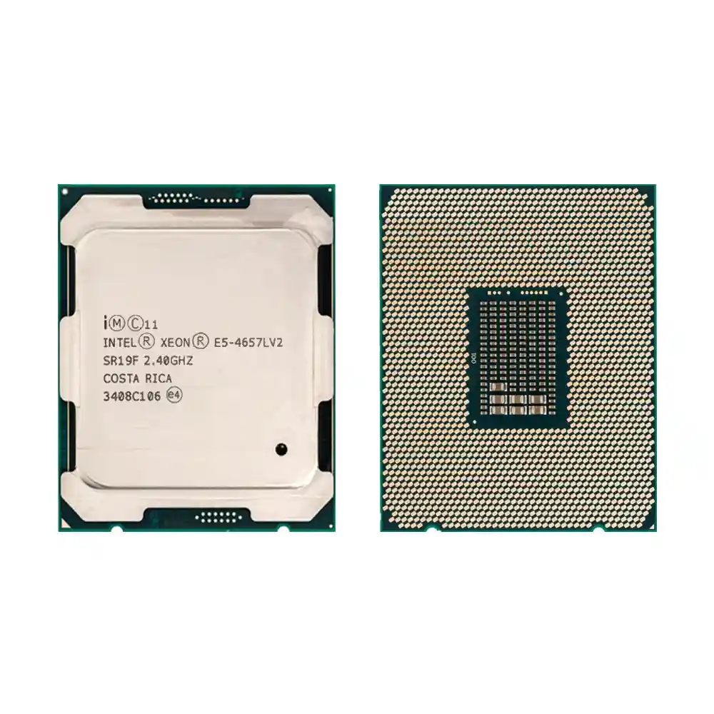 Процессор Intel Xeon E5-4657L v2, вид сверху и снизу