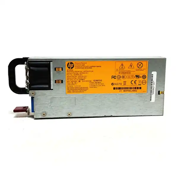 656363-B21 HPE 750W Platinum Plus Common Slot Power Supply: вид сверху