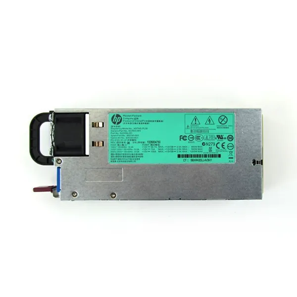 656364-B21 HPE 1200W Platinum Plus Power Supply: вид сверху