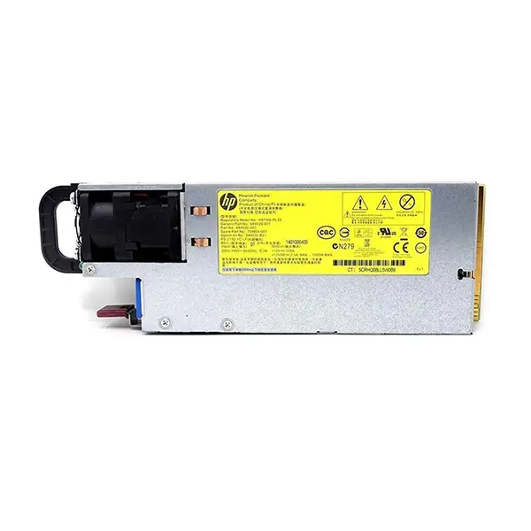 684532-B21 HPE 1500W Platinum Plus Power Supply: вид сверху