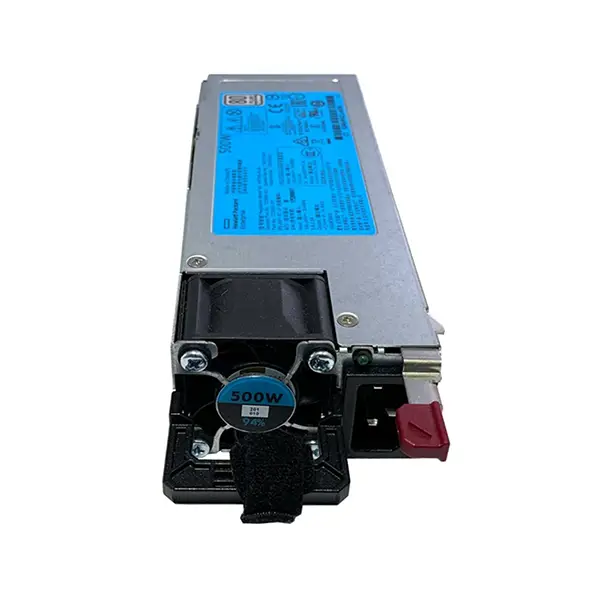 720478-B21 HPE 500W Flex Slot Platinum Power Supply: вид спереди