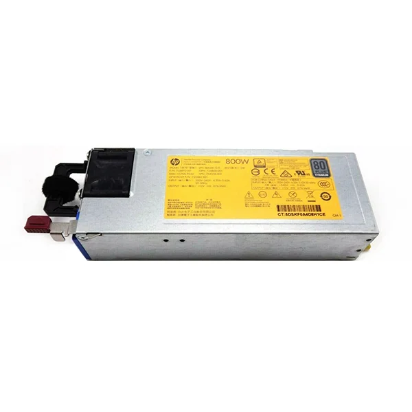 720482-B21 HPE 800W Flex Slot Titanium Power Supply: вид сверху