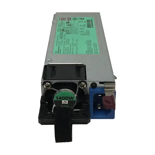 720620-B21 HPE 1400W Flex Slot Platinum Power Supply: вид спереди 720620-B21 HPE 1400W Flex Slot Platinum Power Supply: вид спереди