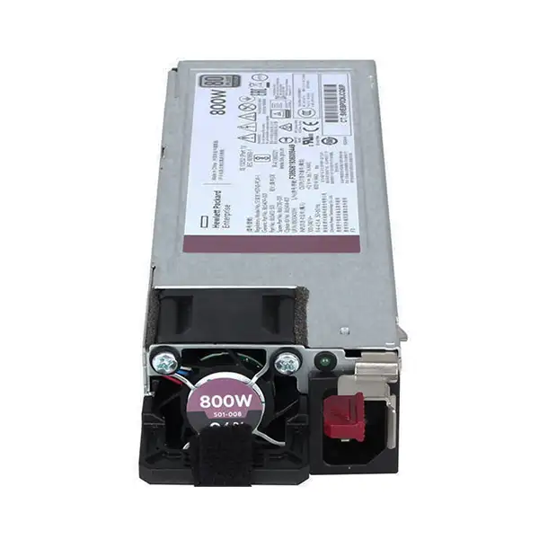 865414-B21 HPE 800W Flex Slot Platinum Power Supply: вид спереди