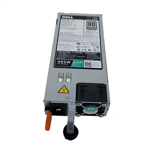 2FR04 Dell Hot Swap 495W Platinum G13-G14: вид спереди