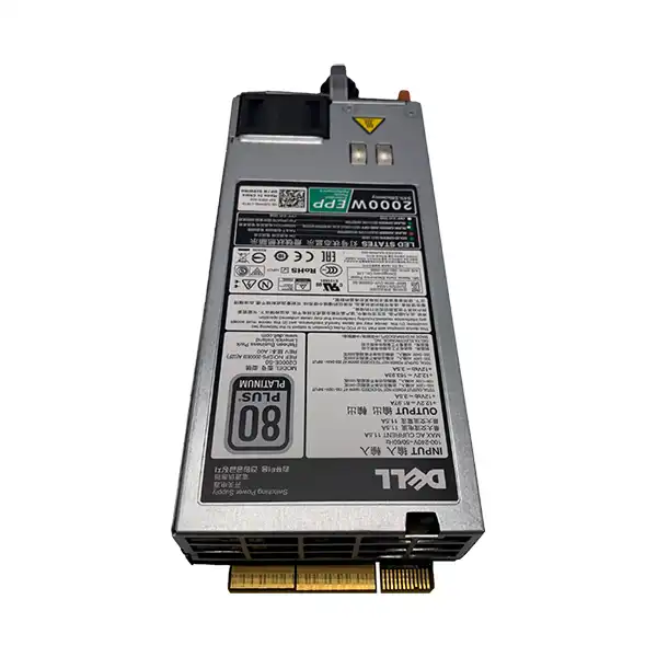 39K3H Dell Hot Swap 2000W Platinum G14: вид сзади 39K3H Dell Hot Swap 2000W Platinum G14: вид сзади