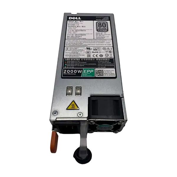 39K3H Dell Hot Swap 2000W Platinum G14: вид сверху 39K3H Dell Hot Swap 2000W Platinum G14: вид сверху