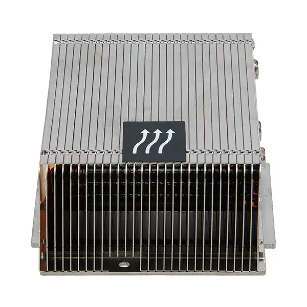 Радиатор 662522-001 HPE DL380p G8 / DL560 G8 Perfomance Latch: вид спереди Радиатор 662522-001 HPE DL380p G8 / DL560 G8 Perfomance Latch: вид спереди