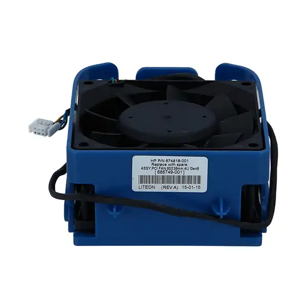 Вентилятор 686749-001 HPE ML310 Gen8: вид сзади Вентилятор 686749-001 HPE ML310 Gen8: вид сзади