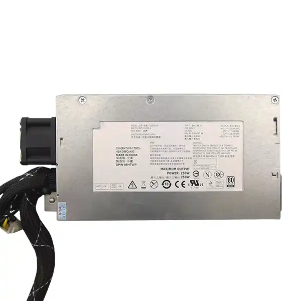 6HTWP Dell R210, R220 250W NHP Silver: вид сверху