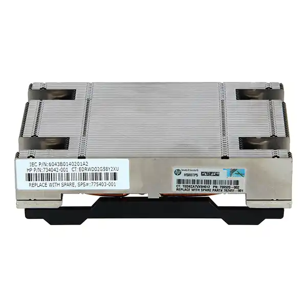 Радиатор 775403-001 HPE DL360 G9 Screw Down: вид сбоку