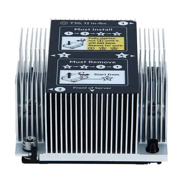 Радиатор 875070-001 HPE DL380 G10 Standard Screw Down: вид спереди