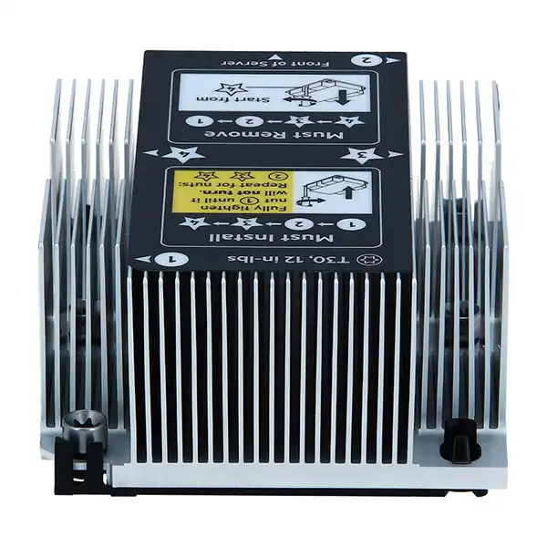 Радиатор 875070-001 HPE DL380 G10 Standard Screw Down: вид сзади