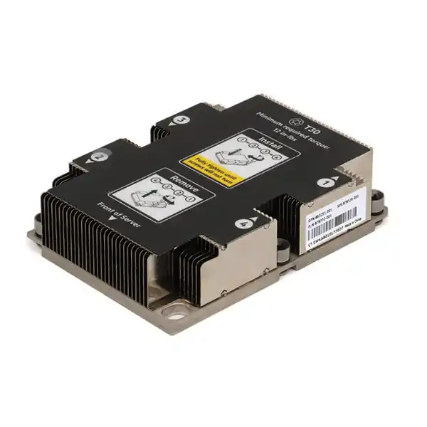 Радиатор 878772-001 HPE DL160 G10 / DL180 G10 Screw Down: вид спереди