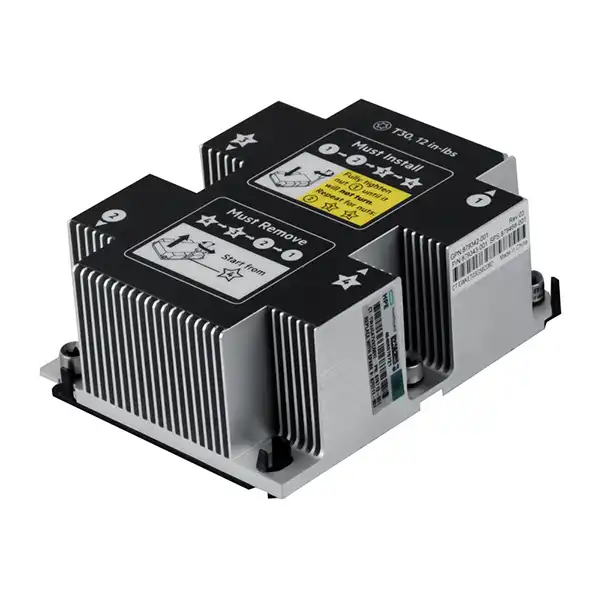 Радиатор 879468-001 HPE ML350 G10 Standard Screw Down: вид спереди