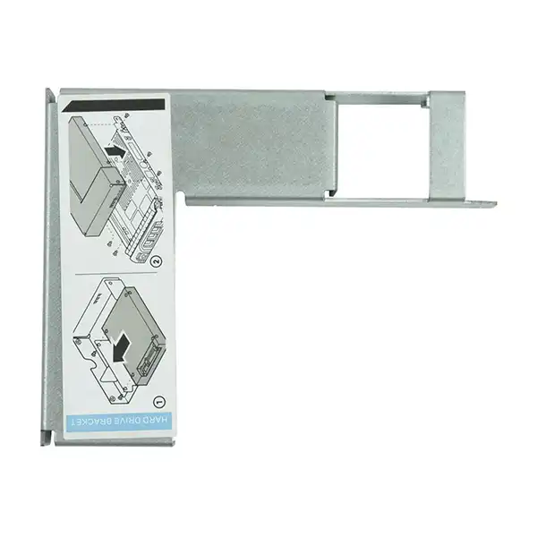9W8C4 Dell SFF 2.5 inch to LFF 3.5 inch Mounting Bracket: вид сверху