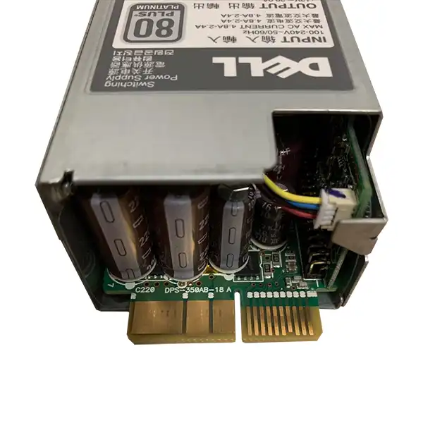 9WR03 Dell Hot Swap 350W Platinum G12: вид сзади