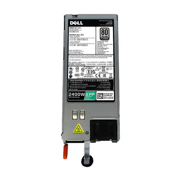 C1804 Dell Hot Swap 2400W Platinum G14: вид сверху