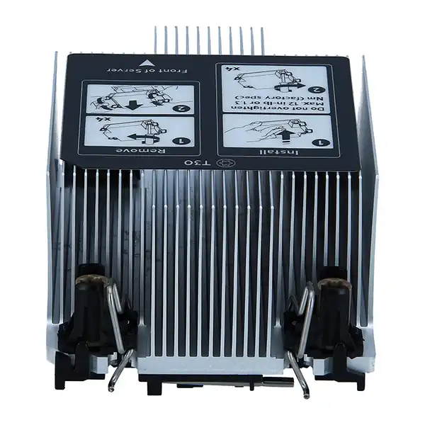 Радиатор P37034-B21 HPE DL380 G10+ (Gen10 Plus) Standard Screw Down: вид сзади