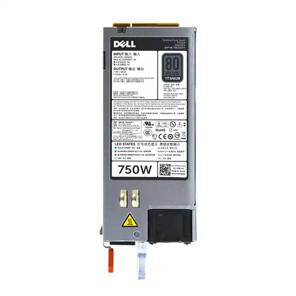 XYXMG Dell Hot Swap 750W Titanium G12: вид сверху