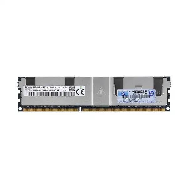 Серверная оперативная память 700838-B21 HPE 64GB Dual Rank LRDIMM DDR3-1600 Серверная оперативная память 700838-B21 HPE 64GB Dual Rank LRDIMM DDR3-1600