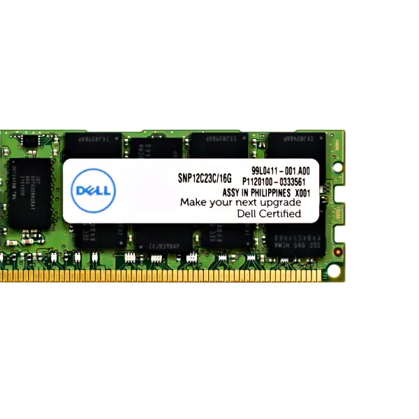 Серверная оперативная память SNP12C23C/16G Dell 16GB Dual Rank RDIMM PC3-14900R DDR3-1866 Серверная оперативная память SNP12C23C/16G Dell 16GB Dual Rank RDIMM PC3-14900R DDR3-1866