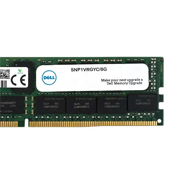 Серверная оперативная память SNP1VRGYC/8G Dell 8GB Single Rank RDIMM PC4-21300V-R DDR4-2666 Серверная оперативная память SNP1VRGYC/8G Dell 8GB Single Rank RDIMM PC4-21300V-R DDR4-2666