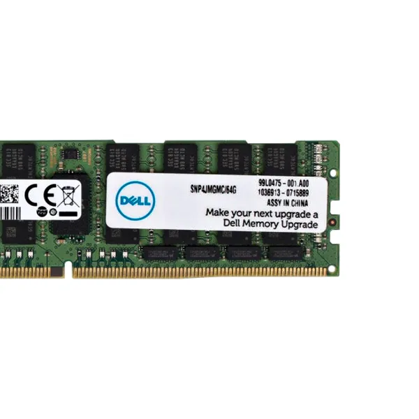 Серверная оперативная память SNP4JMGMC/64G Dell 64GB Quad Rank LRDIMM PC4-21300V-L DDR4-2666 Серверная оперативная память SNP4JMGMC/64G Dell 64GB Quad Rank LRDIMM PC4-21300V-L DDR4-2666