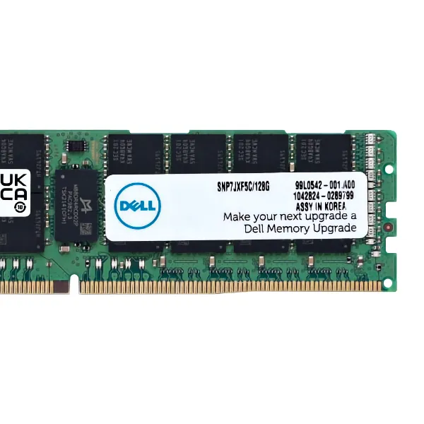 Серверная оперативная память SNP7JXF5C/128G Dell 128GB Quad Rank LRDIMM PC4-25600L DDR4-3200 Серверная оперативная память SNP7JXF5C/128G Dell 128GB Quad Rank LRDIMM PC4-25600L DDR4-3200