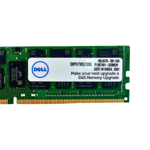 Серверная оперативная память SNP917VKC/128G Dell 128GB Octal Rank LRDIMM PC4-21300V-L DDR4-2666 Серверная оперативная память SNP917VKC/128G Dell 128GB Octal Rank LRDIMM PC4-21300V-L DDR4-2666