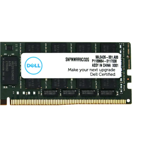 Серверная оперативная память SNPMMRR9C/32G Dell 32GB Quad Rank LRDIMM PC4-17000P-L DDR4-2133 Серверная оперативная память SNPMMRR9C/32G Dell 32GB Quad Rank LRDIMM PC4-17000P-L DDR4-2133