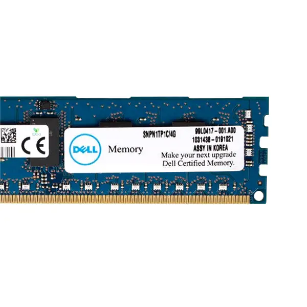 Серверная оперативная память SNPN1TP1C/4G Dell 4GB Single Rank RDIMM PC3L-12800R DDR3-1600 Серверная оперативная память SNPN1TP1C/4G Dell 4GB Single Rank RDIMM PC3L-12800R DDR3-1600