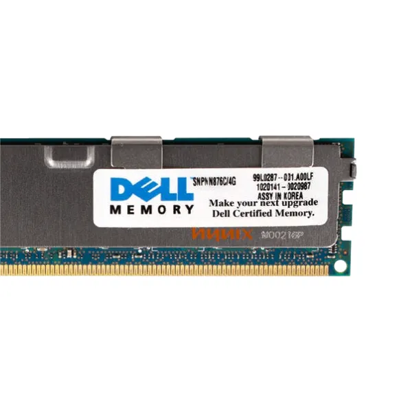 Серверная оперативная память SNPNN876C/4G Dell 4GB Dual Rank RDIMM PC3-10600R DDR3-1333 Серверная оперативная память SNPNN876C/4G Dell 4GB Dual Rank RDIMM PC3-10600R DDR3-1333
