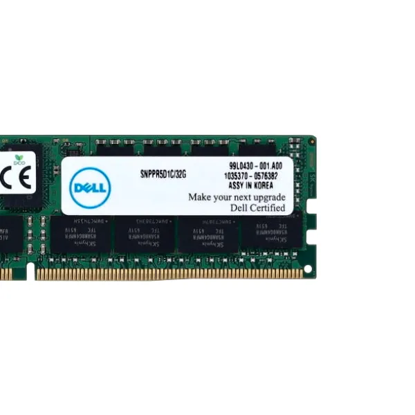 Серверная оперативная память SNPPR5D1C/32G Dell 32GB Dual Rank RDIMM PC4-17000P-R DDR4-2133 Серверная оперативная память SNPPR5D1C/32G Dell 32GB Dual Rank RDIMM PC4-17000P-R DDR4-2133