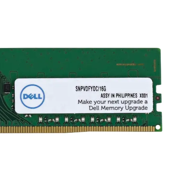 Серверная оперативная память SNPVDFYDC/16G Dell 16GB Dual Rank UDIMM PC4-21300V-E DDR4-2666 Серверная оперативная память SNPVDFYDC/16G Dell 16GB Dual Rank UDIMM PC4-21300V-E DDR4-2666