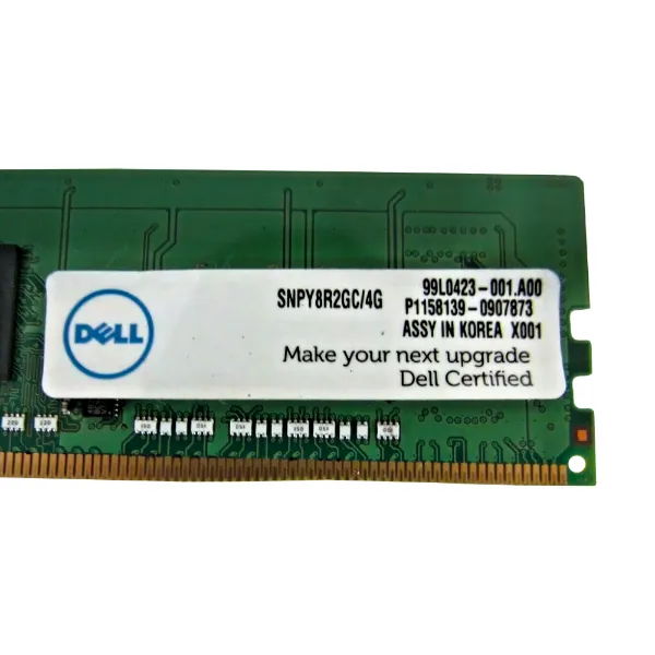 Серверная оперативная память SNPY8R2GC/4G Dell 4GB Single Rank RDIMM PC4-17000P-R DDR4-2133 Серверная оперативная память SNPY8R2GC/4G Dell 4GB Single Rank RDIMM PC4-17000P-R DDR4-2133