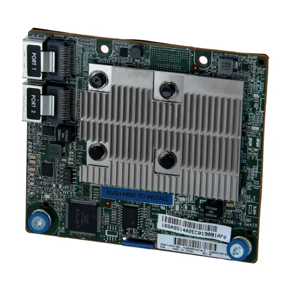869079-B21 HPE Smart Array E208i-a SR Gen10 LH: вид сбоку