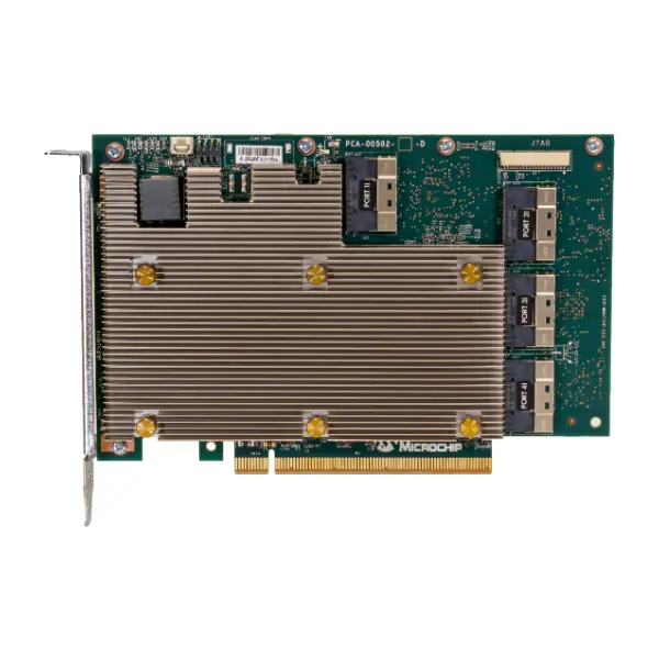 P04220-B21 HPE SmartRAID SR932i-p Gen10 Plus Controller: вид сверху P04220-B21 HPE SmartRAID SR932i-p Gen10 Plus Controller: вид сверху