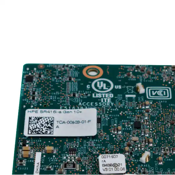 P12688-B21 HPE SmartRAID SR416i-a Gen10 Plus Controller: вид сверху P12688-B21 HPE SmartRAID SR416i-a Gen10 Plus Controller: вид сверху